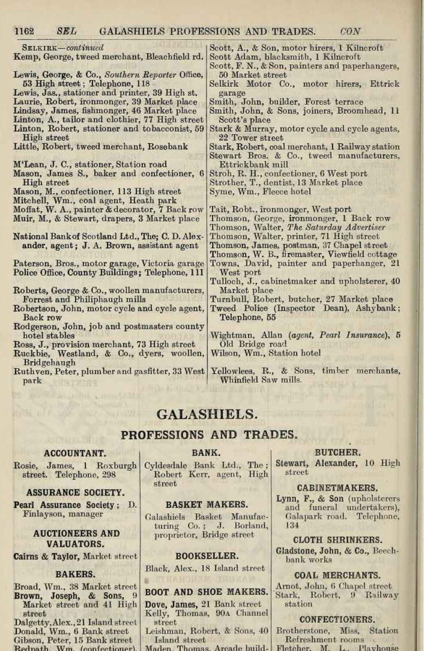 1922 telephone directory